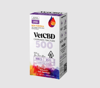 Vet cbd - 20:1 - 500mg CBD/25mg THC - 60ml